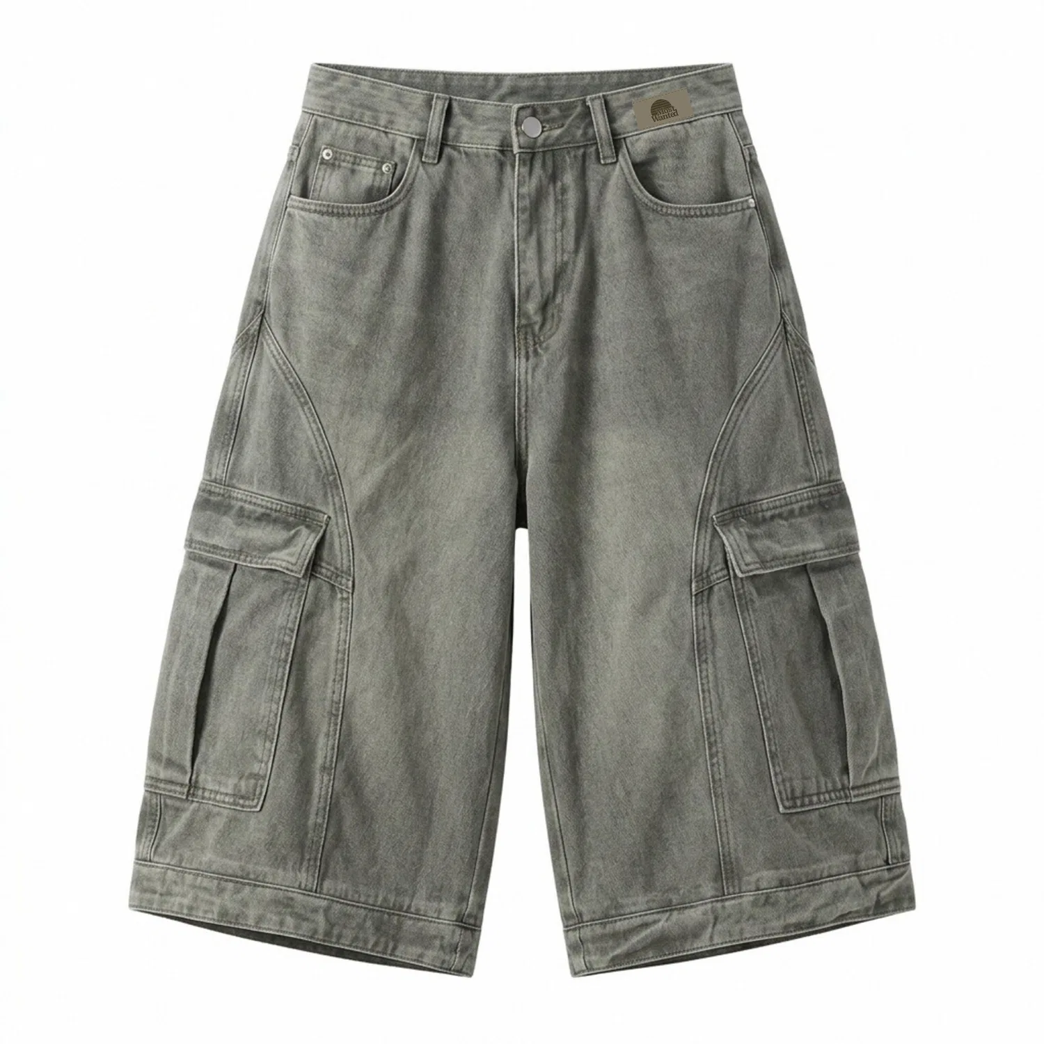 Детские джинсовые шорты унисекс Army Green MostwantedLab