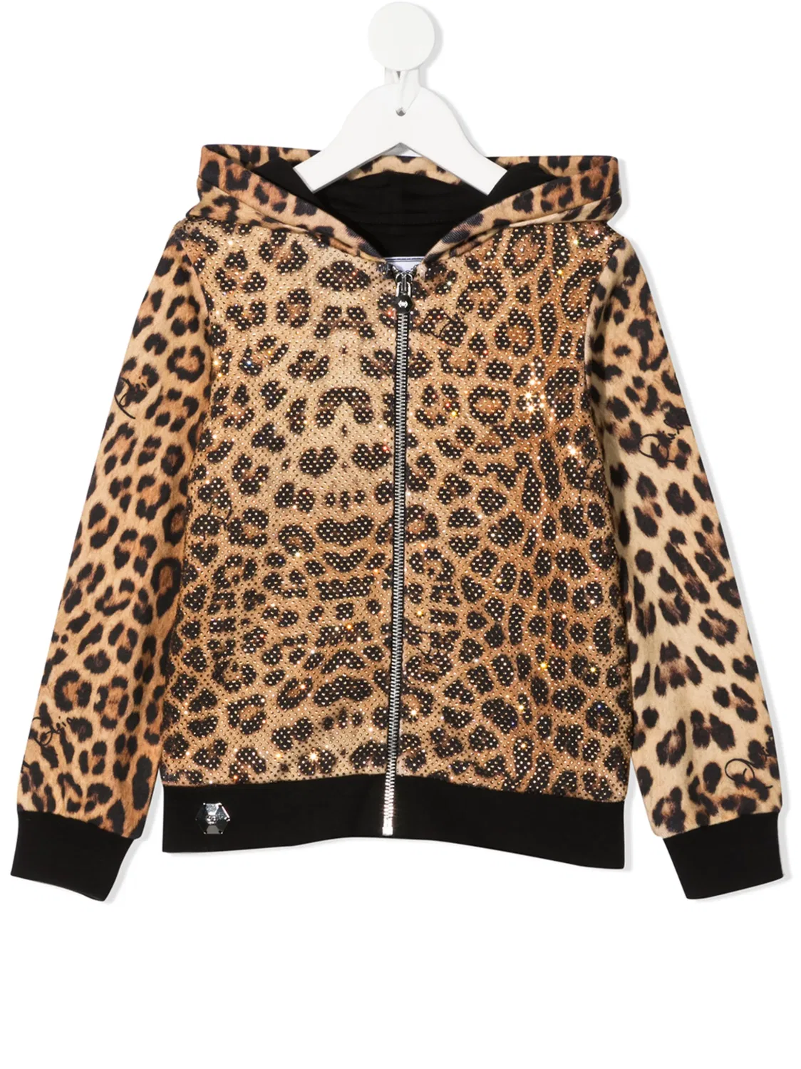 Philipp Plein Худи с леопардовым принтом