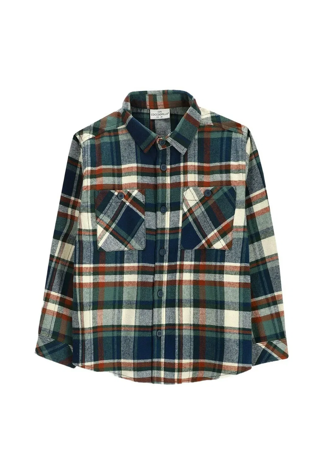 Koszula flanelowa w kratę (m-zc6136102abk-022-116) - рубашка Coccodrillo, Multi-Coloured