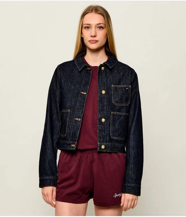 Женская джинсовая куртка Regular Fit Tommy Hilfiger, Blu Marino