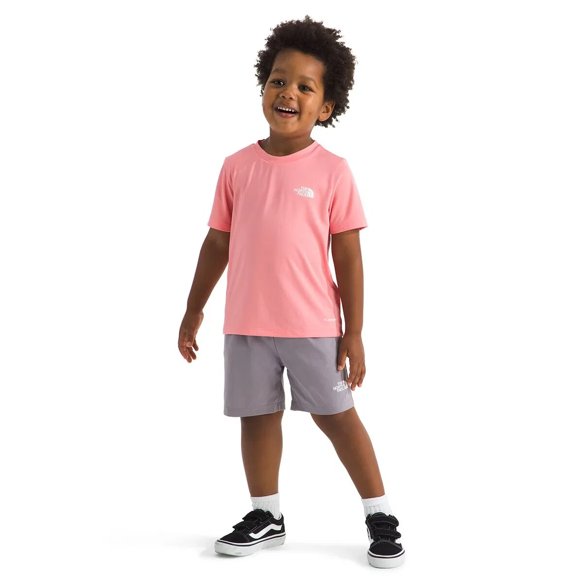 Детский комплект для мальчиков с технологией FlashDry 24/7 Set The North Face, Coral Crush/Transcendent Grey — фото 2