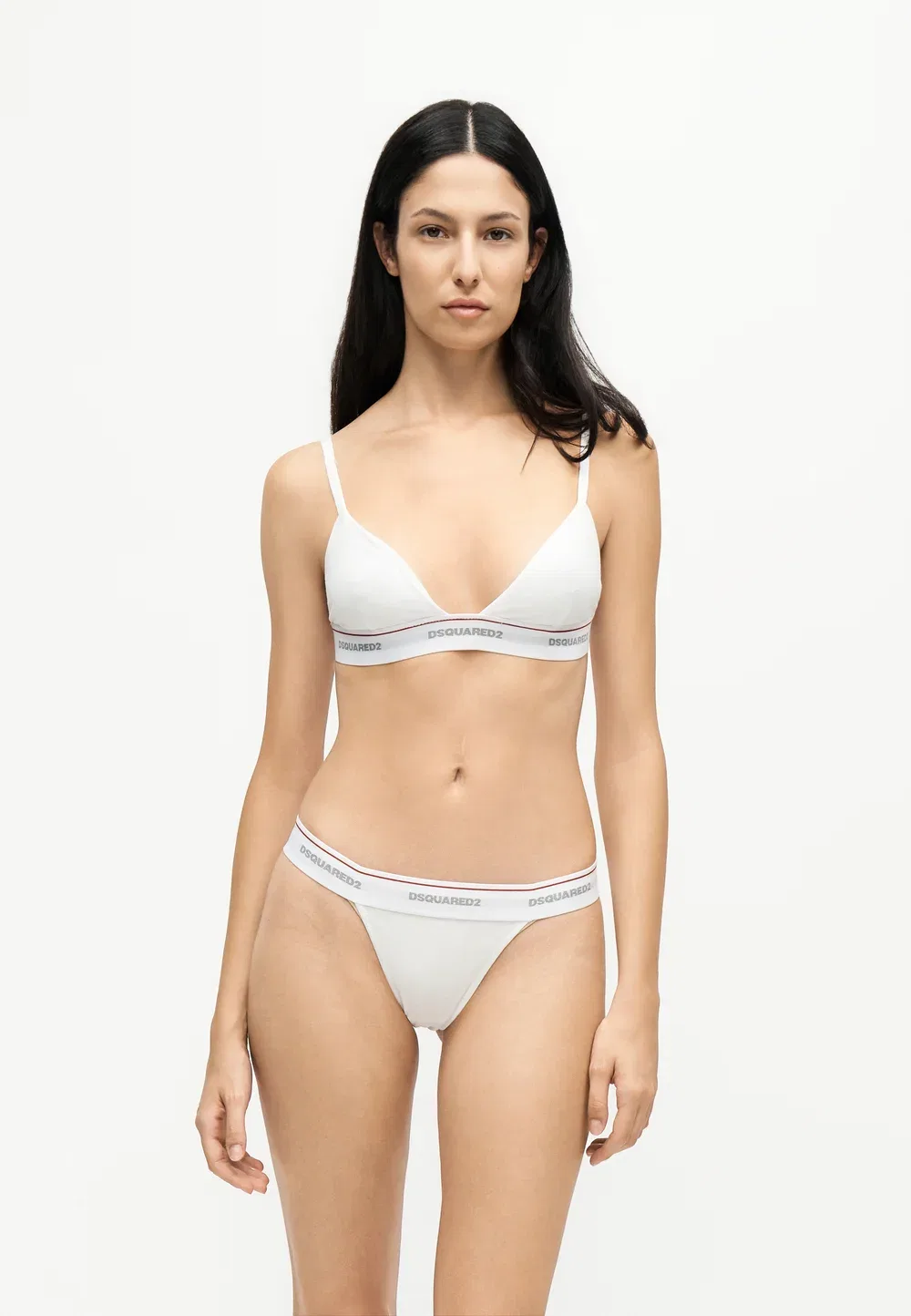 Треугольный бюстгальтер Dsquared2, White