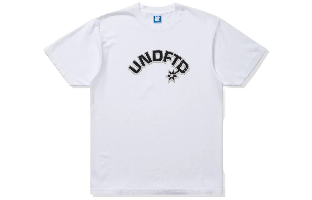 Детская футболка с круглым вырезом SS23 T Shirts Unisex Crew Neck Moderate UNDEFEATED, Black — фото 3