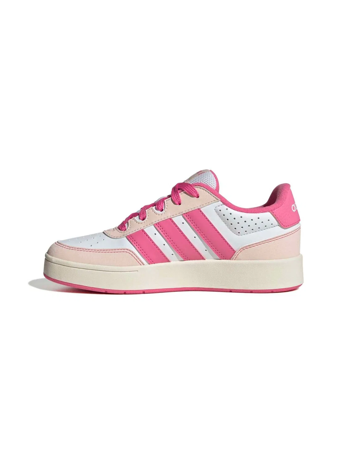 Кроссовки Adidas Sportswear Breakbase в розовом, пастельно-розовом и белом цветах — фото 2