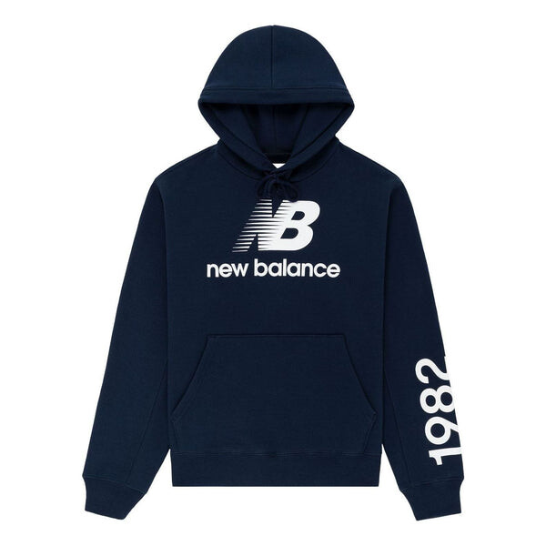 

Толстовка с капюшоном, сделанные в США, толстовка с капюшоном Heritage New Balance, индиго