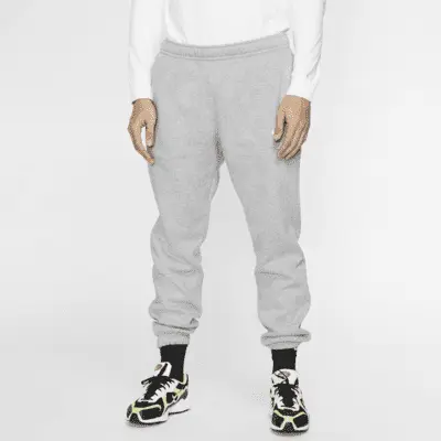 

Брюки Nike Sportswear Club Fleece, цвет Dark Grey Heather/Matte Silver/White
