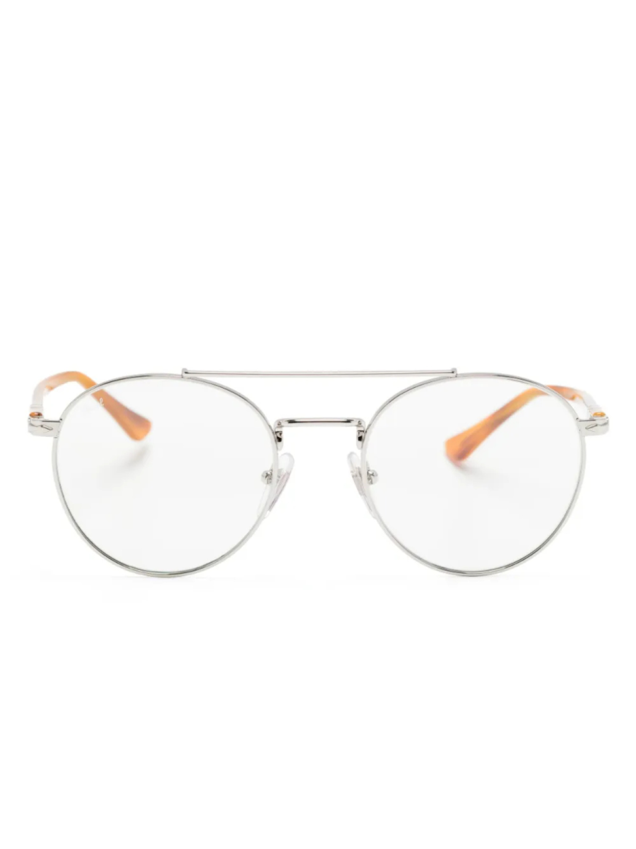 

Солнцезащитные очки PO1009S в круглой оправе Persol, серебряный