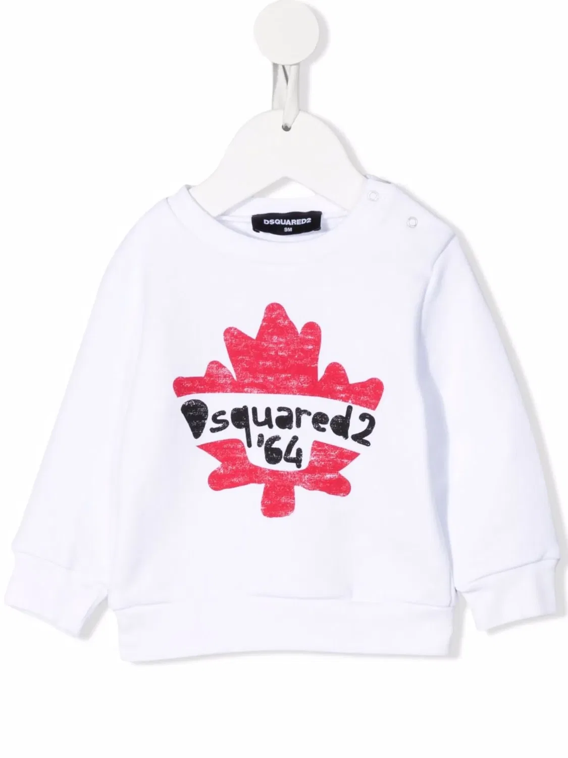 Толстовка с принтом логотипа DSQUARED2, белый