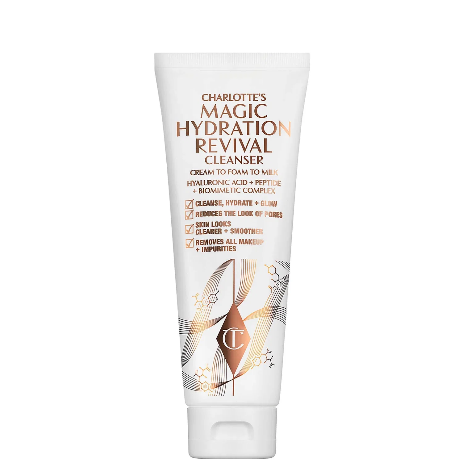 Очищающий крем для лица Charlotte's Magic Hydration Revival Cleanser Charlotte Tilbury, 120 мл