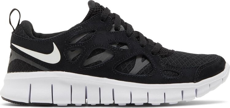 

Кроссовки Nike Free Run 2 GS 'Black White', черный