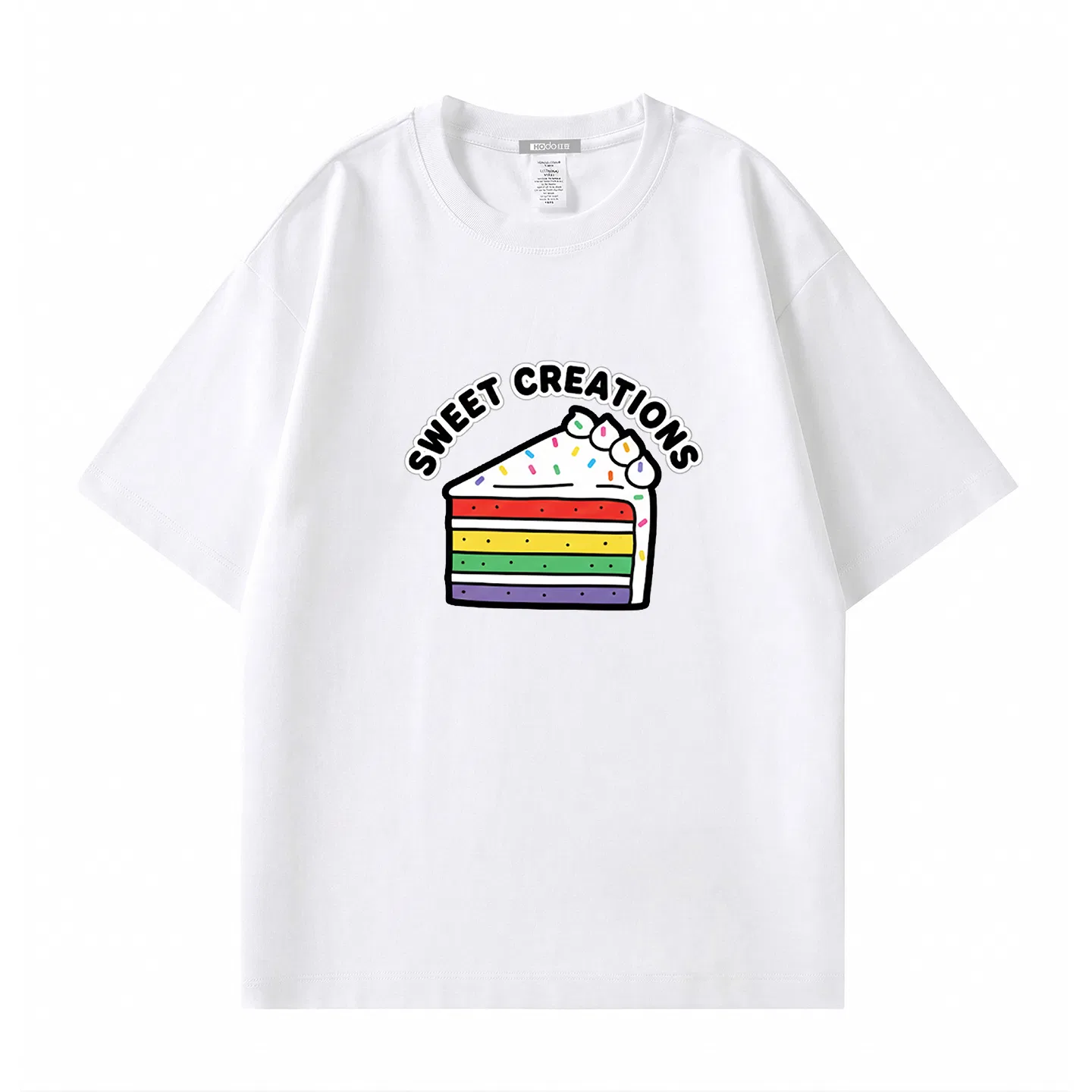 Детская футболка с коротким рукавом Red Bean Simple Korean Style Short-Sleeve T-Shirt, White