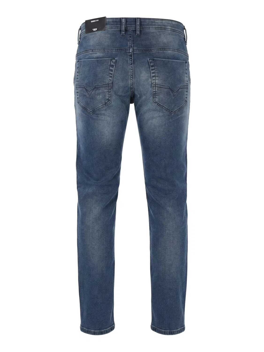 Джинсы Diesel Slim fit THOMMER R68KB JOGGJEANS LIGHT & SUPERSTRETCH дымчато-синего цвета — фото 3