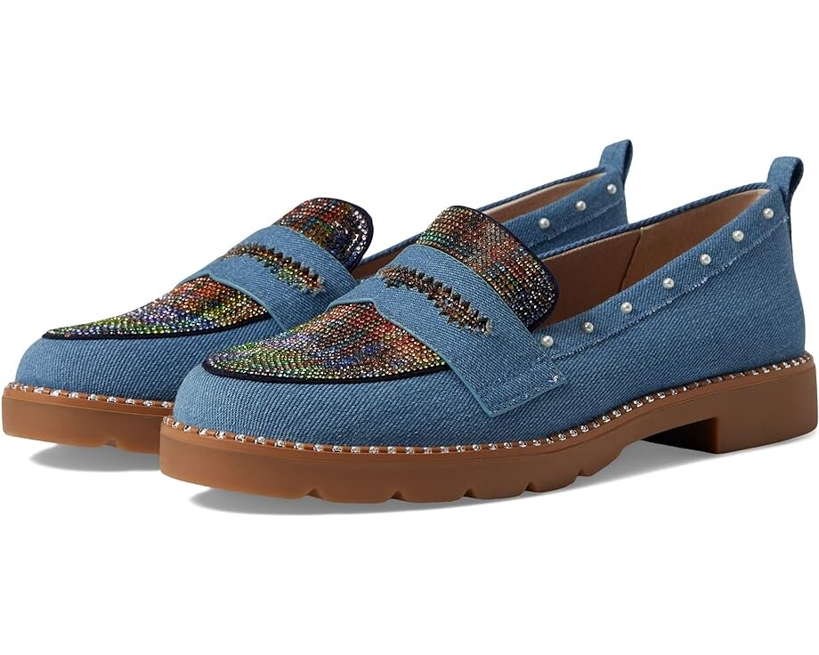 

Лоферы Blue by Betsey Johnson Halliee, цвет Denim Multi