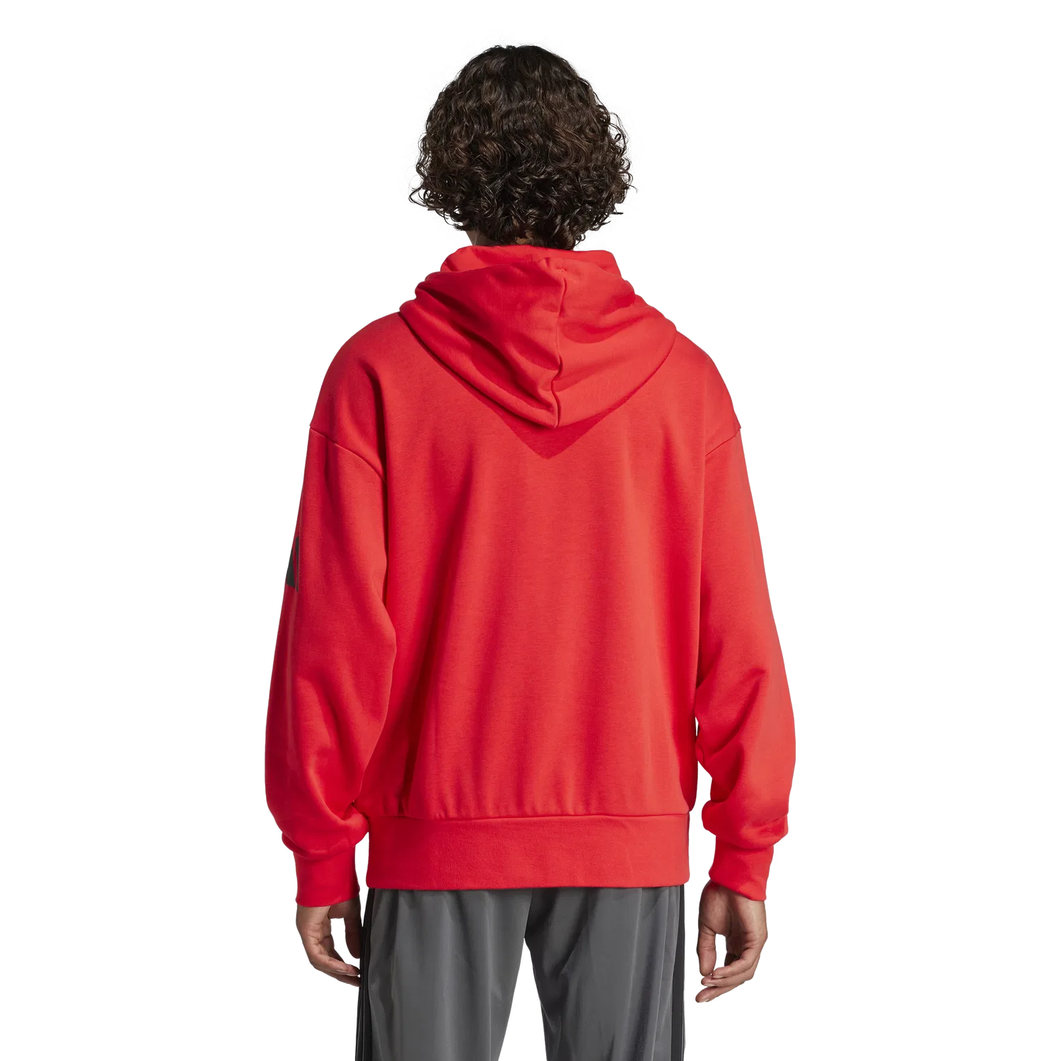 Мужское худи Adidas, красный — фото 3