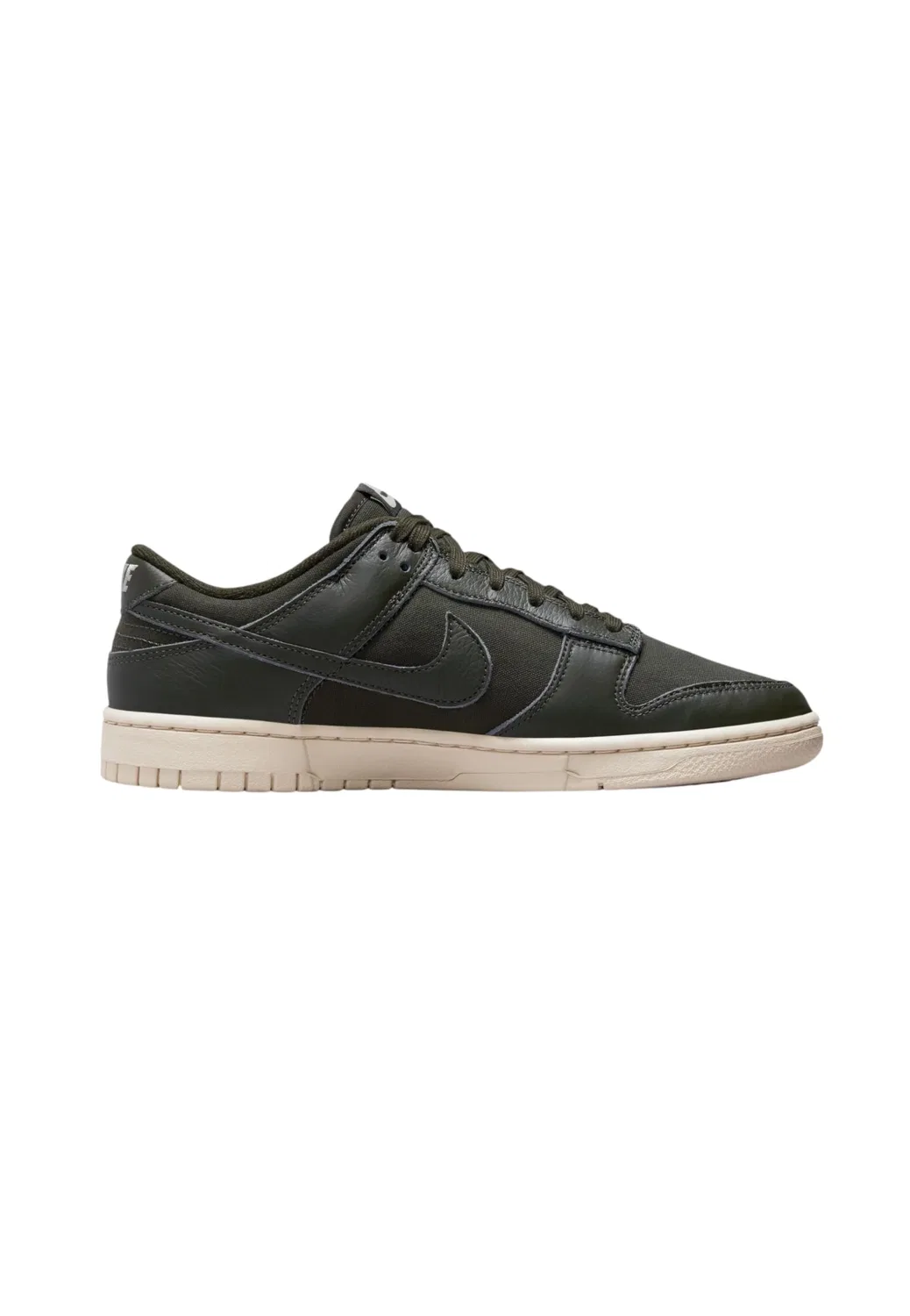Детские кроссовки с принтом Dunk Low Retro NIKE, Black Green — фото 3