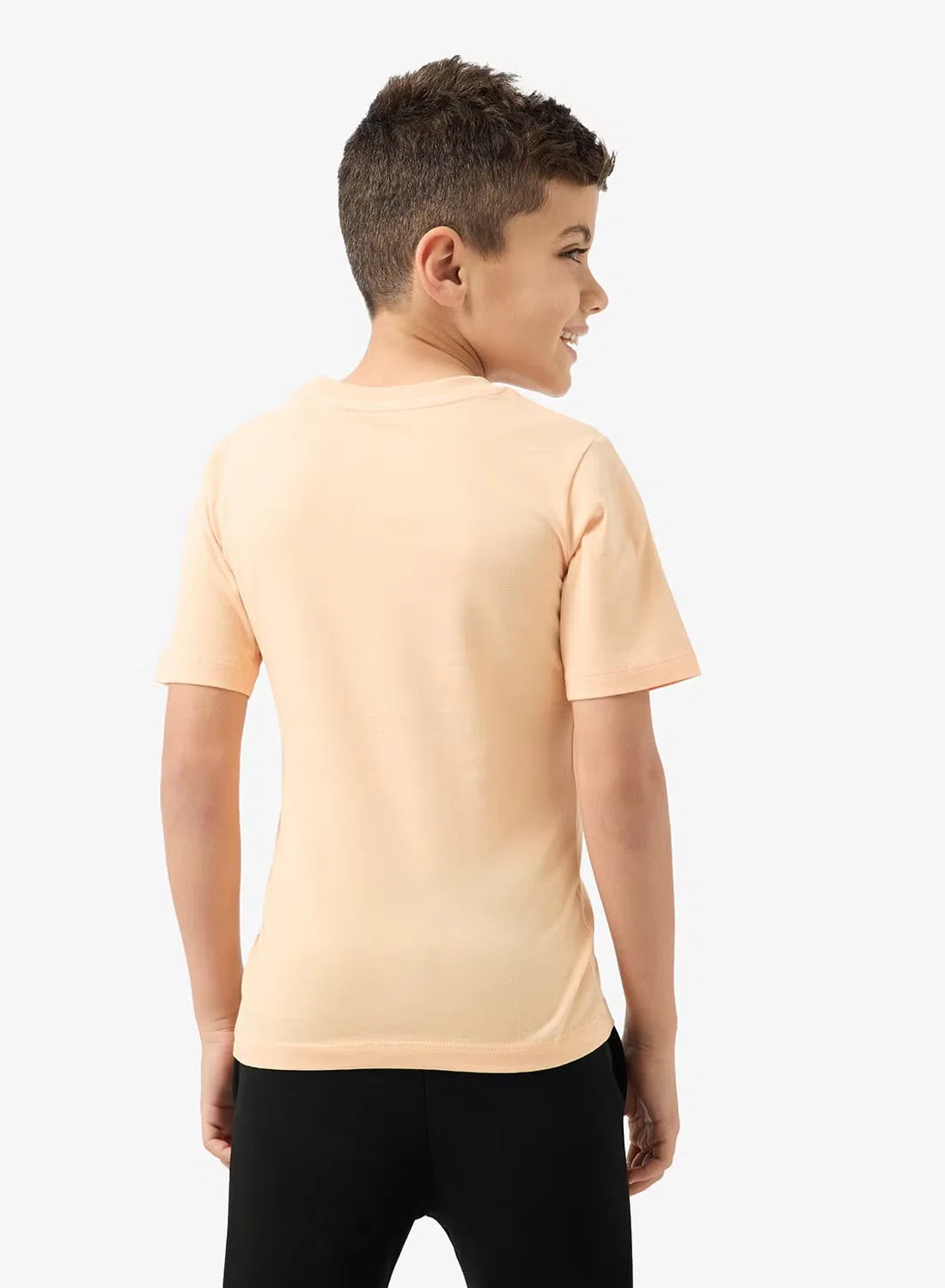 Футболка с логотипом для мальчиков Jack & Jones Junior, бежевый — фото 2
