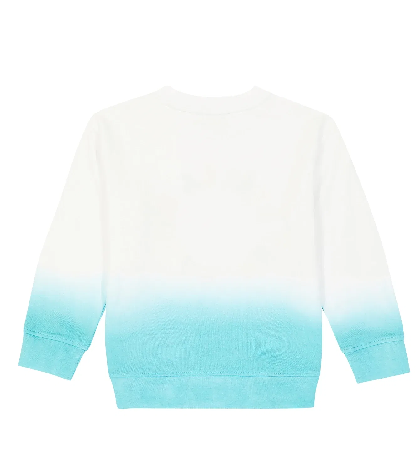Худи хлопковое с логотипом Stella Mccartney Kids, бирюзовый — фото 4
