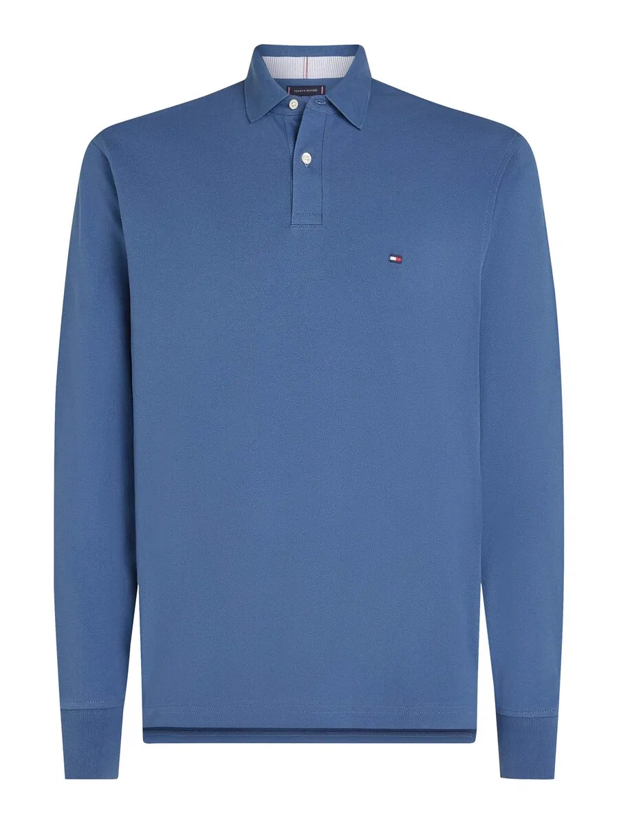Рубашка TOMMY HILFIGER '1985 REGULAR LS POLO', цвет морской синий