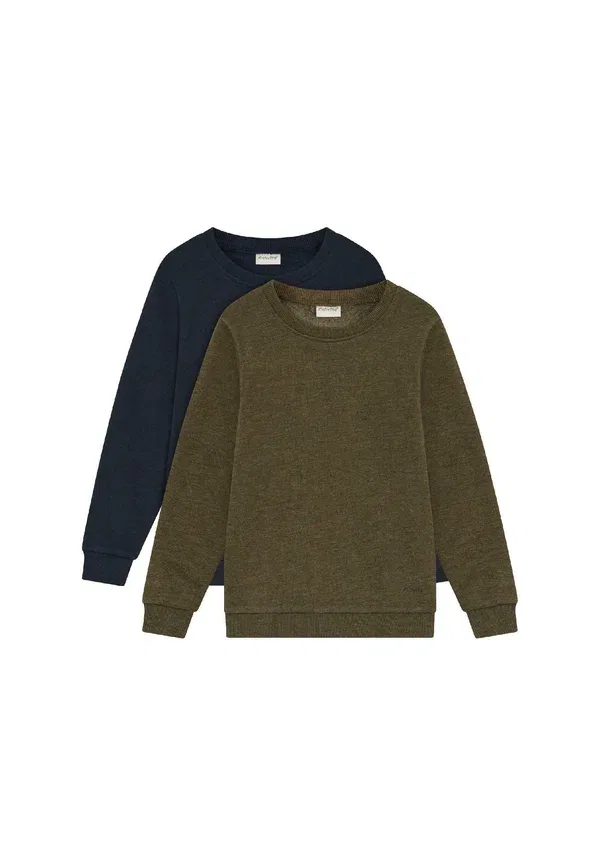 Свитшот Marl Misweatshirt 2 pack Minymo, Dark Olive, оливковый