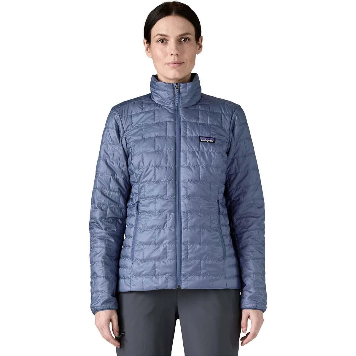 Женская куртка-пуховка с утеплителем PrimaLoft Nano Puff, Patagonia, Current Blue