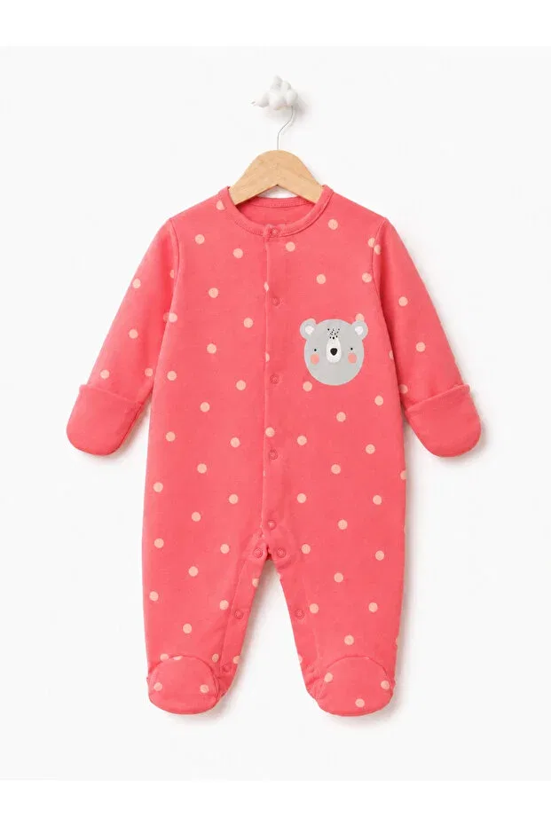 Детский комбинезон для девочек хлопковый Baby Fou, Dark Pink