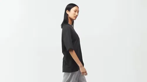 Женская футболка оверсайз Essentials Boyfriend Tee Adidas Originals, черный — фото 2