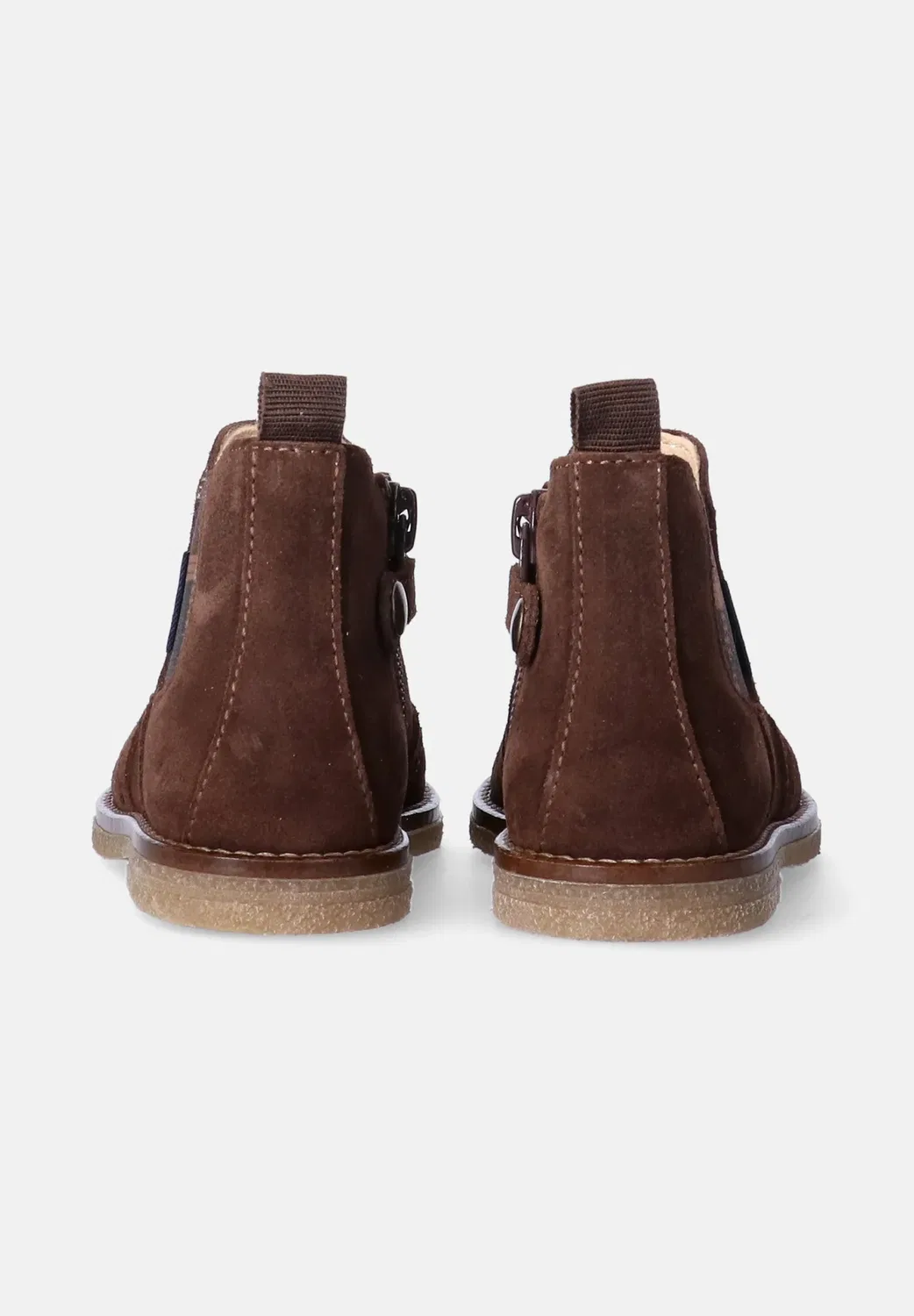Stivaletti da bambino con elastico scozzese - детская обувь Walkey, Marrone — фото 3