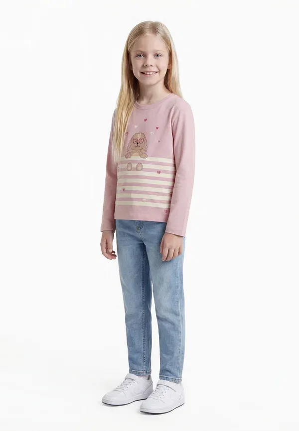 Комплект из 2 футболок с длинным рукавом Unicorn Name It Cloud Dancer, Dawn Pink, розовый