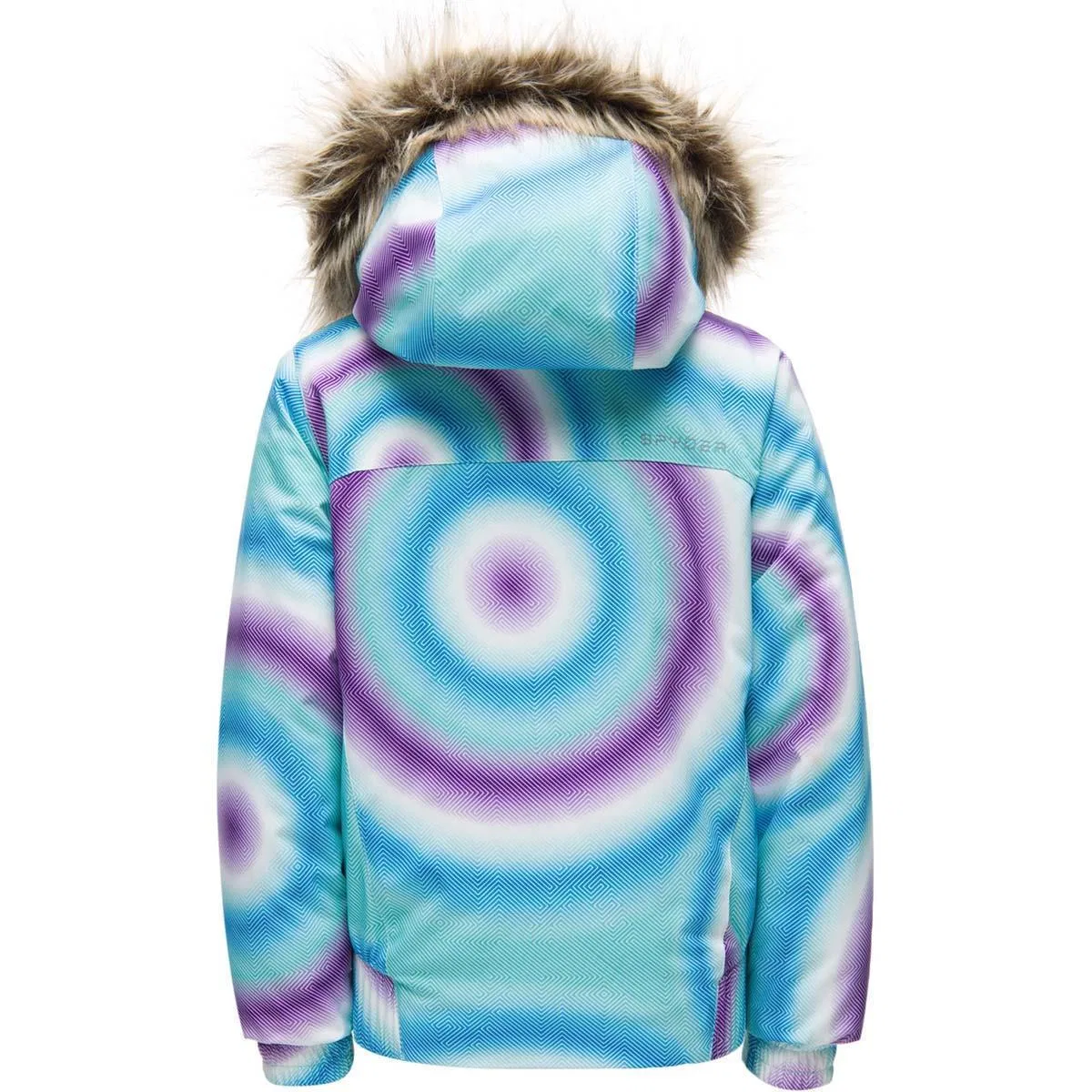 Куртка с водоотталкивающей пропиткой, с капюшоном, Lola Jacket, Spyder, Magic Eyes Print Vintage