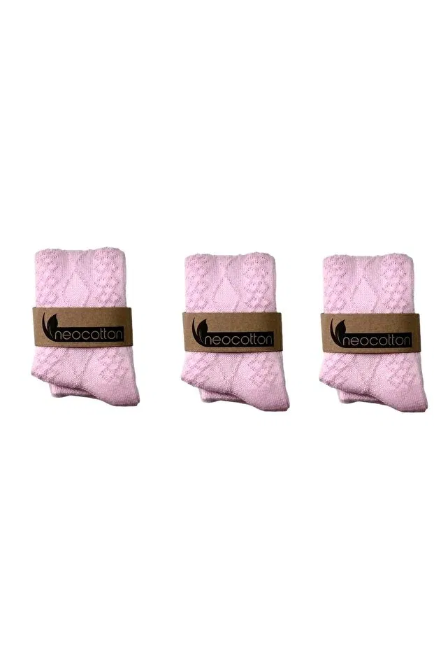 Детские колготки с рисунком 3 шт Neocotton, Pink