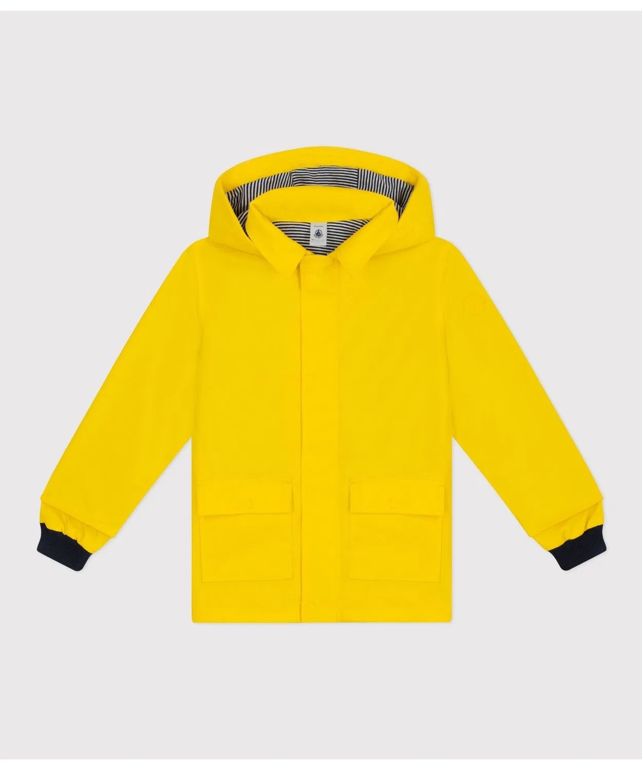 Детская ветрозащитная куртка с капюшоном PETIT BATEAU, Light Yellow