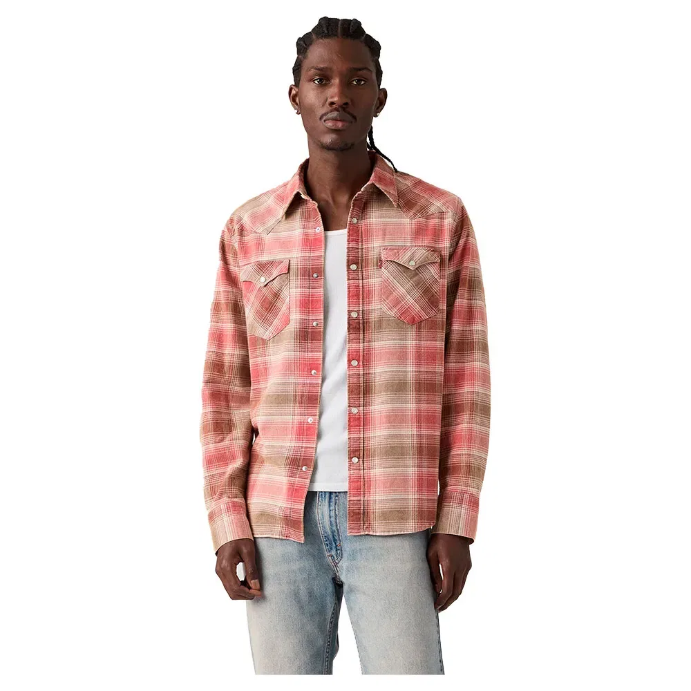 Мужская рубашка с длинным рукавом Barstow Western Levi's, Red
