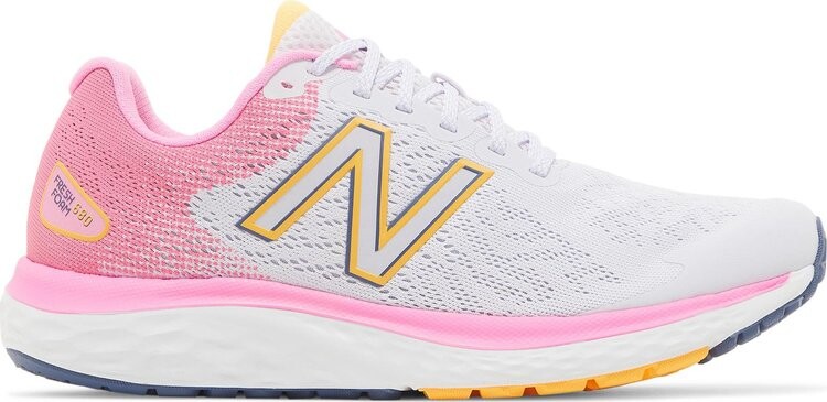 

Кроссовки New Balance Wmns Fresh Foam 680v7 'Libra Vibrant Pink', белый