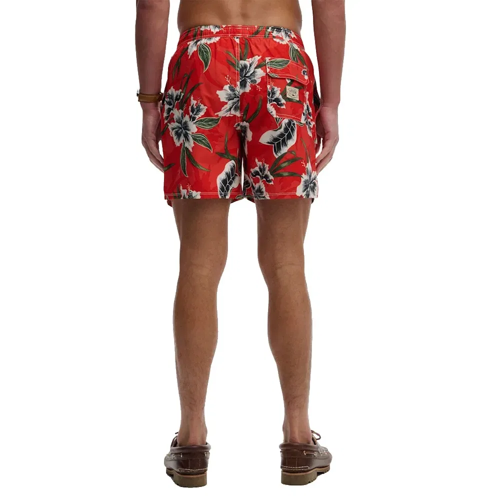 Мужские плавки с гавайским принтом Hawaiian Print 16 Superdry, Red — фото 2