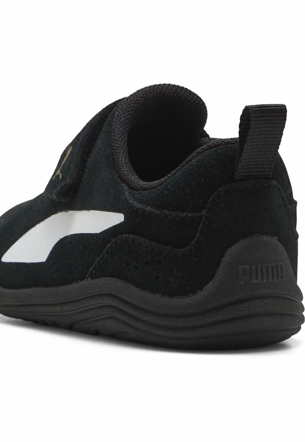 Премиальные кроссовки для ходьбы унисекс Puma, Black White Gold — фото 4