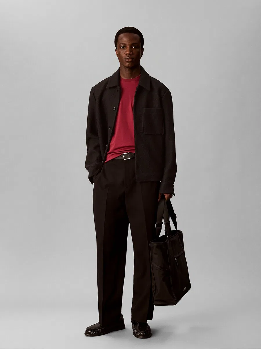 Футболка Calvin Klein красного цвета — фото 4