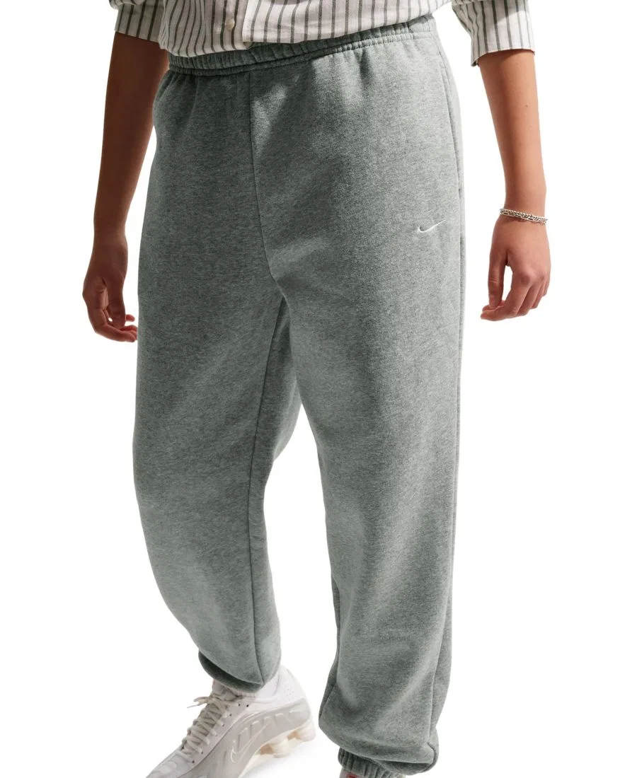 Спортивные штаны из флиса с утяжкой Nike Sportswear Studio, Dark Gray Heather — фото 2