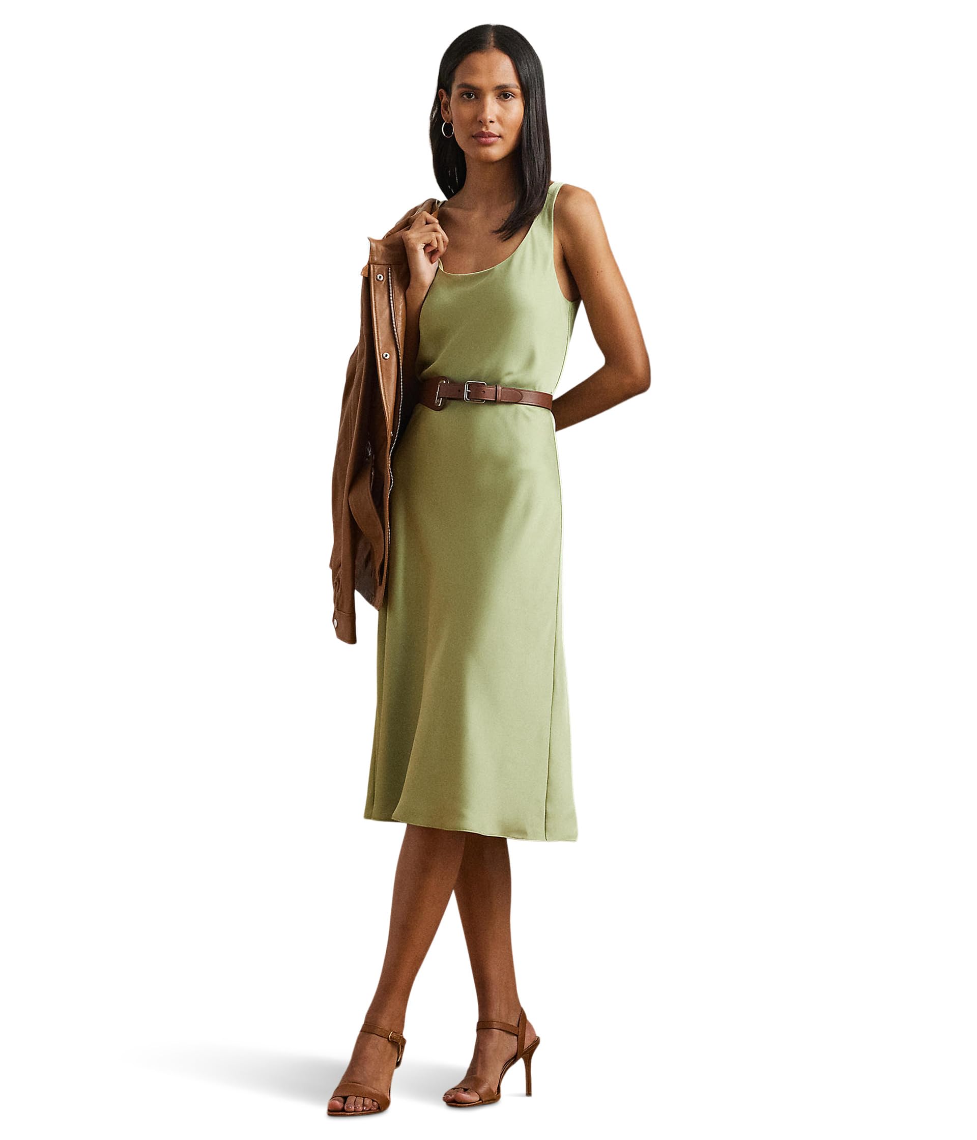 

Платье Lauren Ralph Lauren Charmeuse, цвет Light Olive
