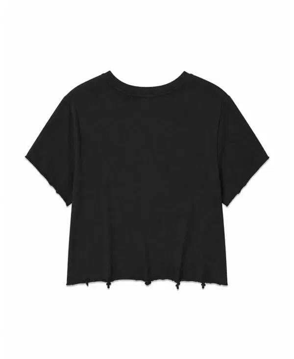 Детская футболка для девочек с принтом Keep On Smiling Prince Peter Collection, черный — фото 2