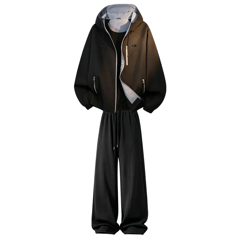 Детский комплект куртки и брюк с капюшоном, съемный, Windbreaker Jacket & Pants Sets, WARRIOR