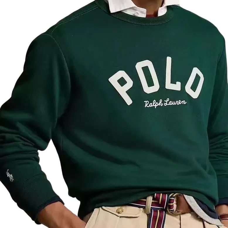 Мужской свитшот с круглым вырезом Polo Ralph Lauren, Green — фото 3