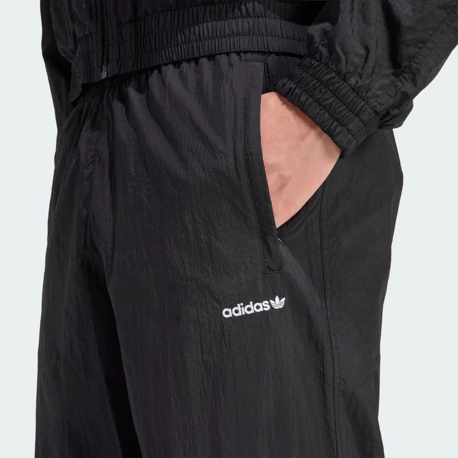 Спортивные штаны adidas Originals Adicolor Blocked, Черно-красный — фото 4