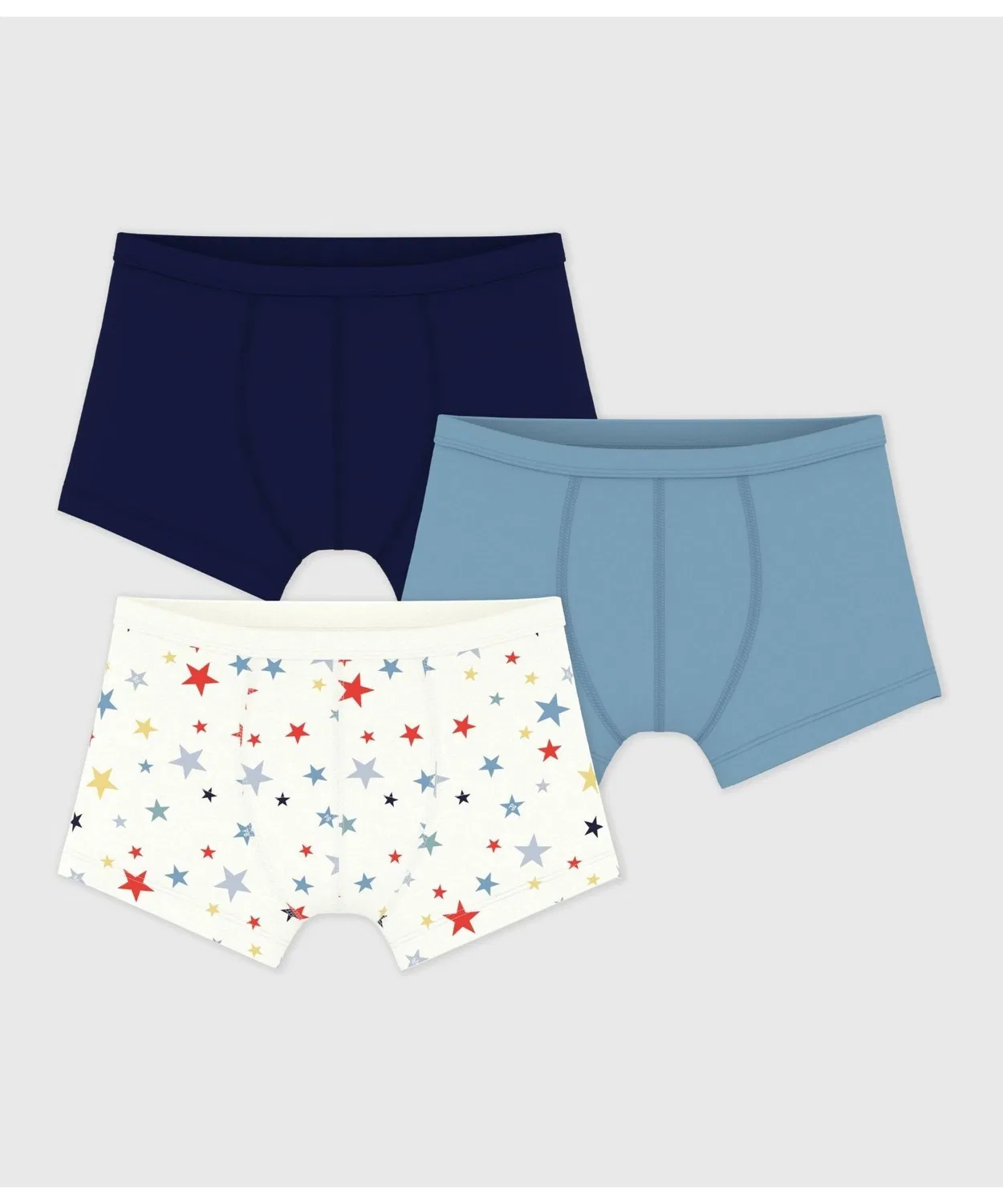 Детские трусы-боксеры с принтом, комплект из 3 штук PETIT BATEAU, Other1