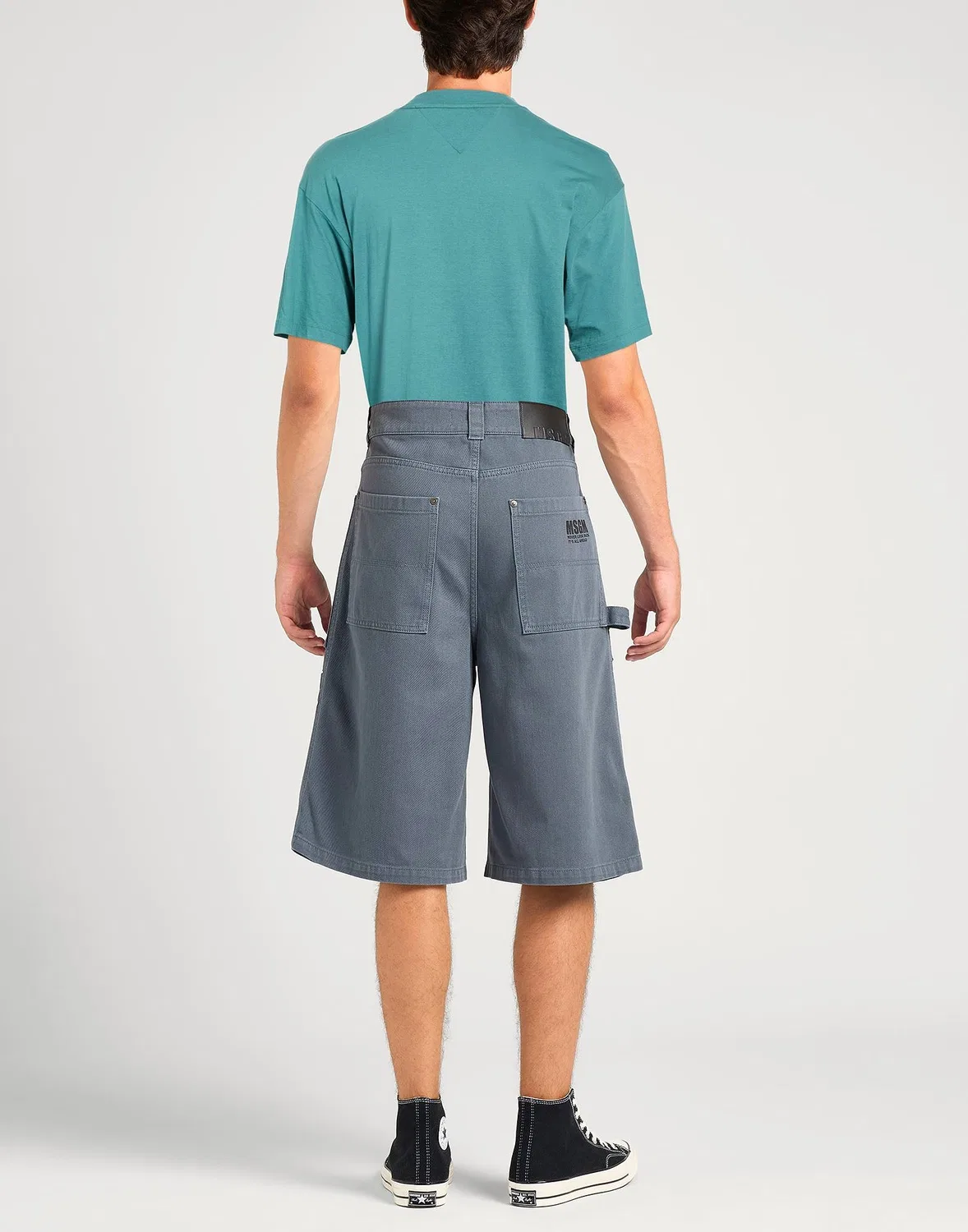 Мужская футболка с вышитым логотипом Tommy Hilfiger, Deep Teal — фото 3