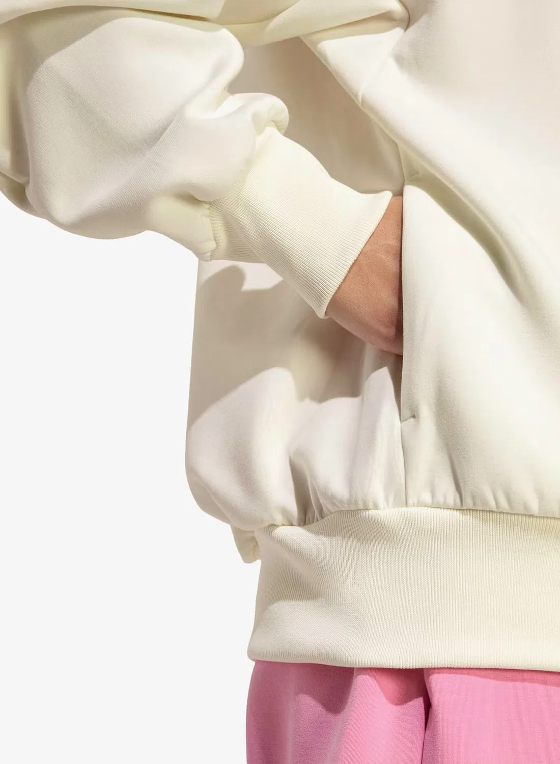 Куртка спортивная мягкая All Szn Soft Lux Adidas, белый — фото 3