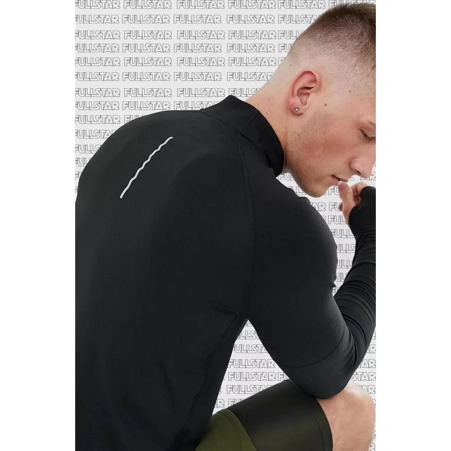 Свитшот Nike Dri Fit Element Top Half Zip, Черный — фото 3