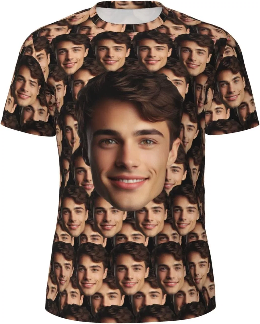 Женская футболка с кастомным принтом, Crew Neck, Short Sleeve, Design 2