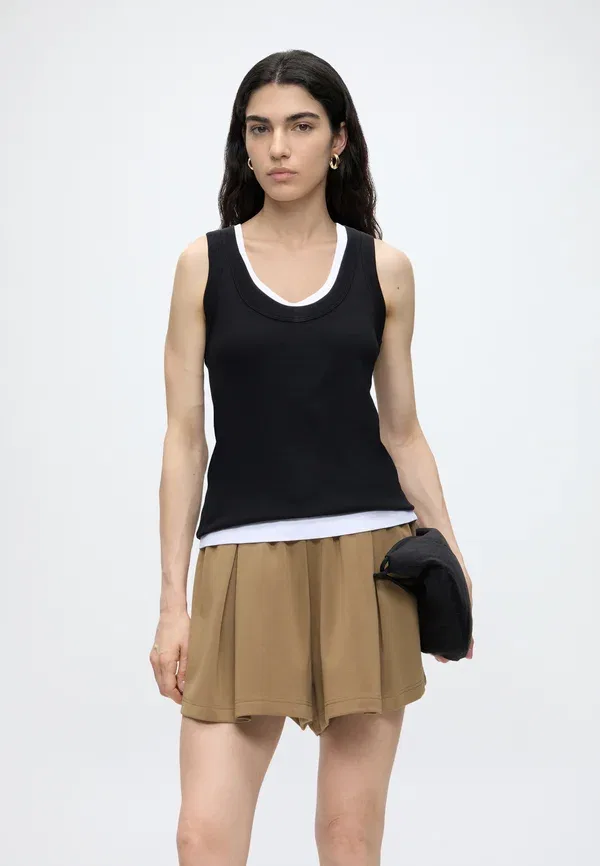 Спортивные брюки Lacoste Классические, Однотонные, Черные — фото 4