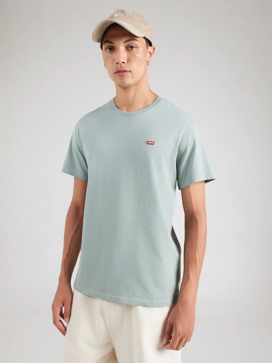 Футболка LEVI'S Original HM светло-зеленого цвета — фото 2