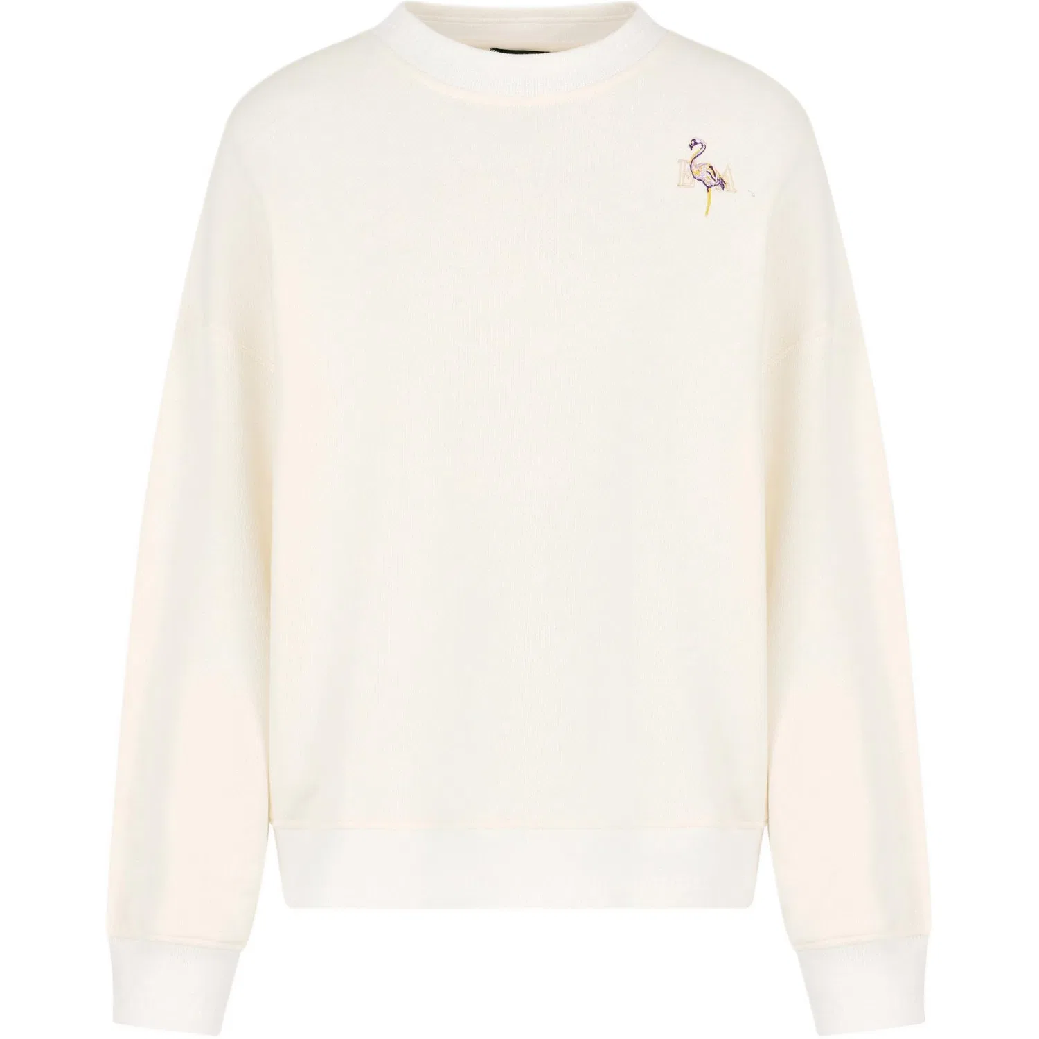 Мужской свитшот с принтом Camargue Print EMPORIO ARMANI, White